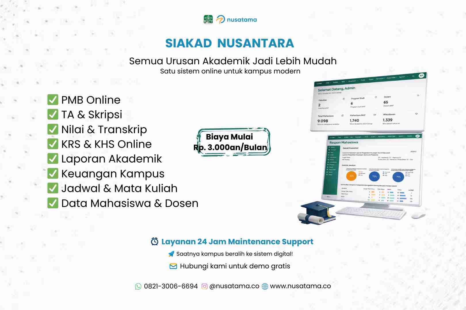 Jasa Pembuatan Sistem Informasi Akademik (SIAKAD)